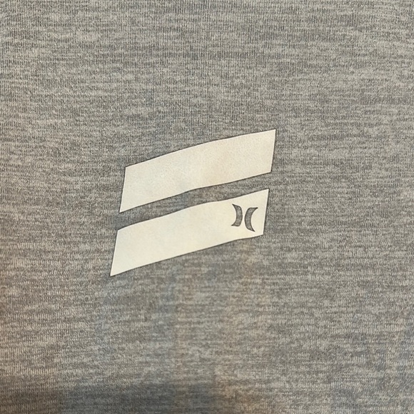 Hurley Gray Long Sleeve Tee with Crew Neck - Picture 2 of 8